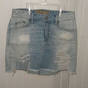 Light Denim Skirt